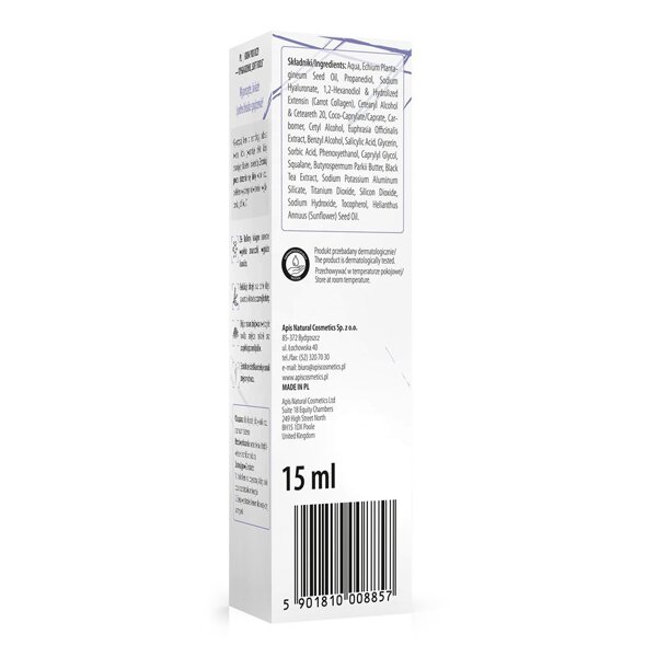 Apis Natural Slow Aging Step 2 Soft Focus Wygładzający Krem pod Oczy dla Skóry Dojrzałej 15ml