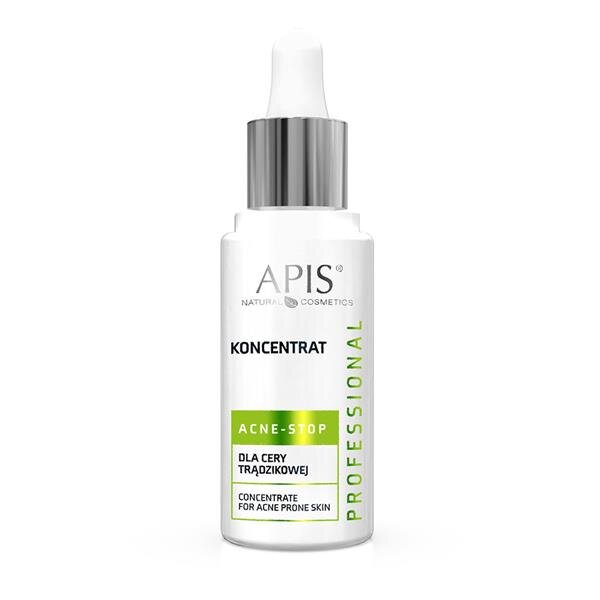 Apis Professional Acne Stop Koncentrat do Codziennej Pielęgnacji dla Cery Trądzikowej 30ml