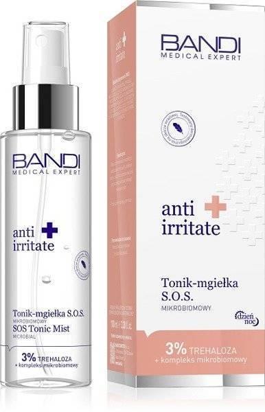 Bandi Anti Irritate S.O.S. Tonik Mgiełka  Mikrobiomowy Koi Nawilża 100ml