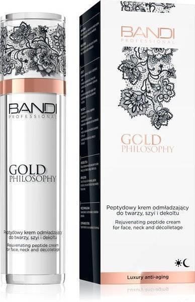 Bandi Gold Philosophy Peptydowy Krem Odmładzający Do Twarzy SzyiI i Dekoltu 50ml