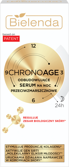 Bielenda Chrono Age 24H Odbudowujące Serum Przeciwzmarszczkowe na Noc 30ml