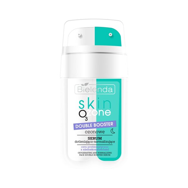 Bielenda Skin O3 Zone Double Booster Ozonowe Serum Dotleniająco-Normalizujące dla Skóry Problematycznej z Nedoskonałościami 2x7,5ml