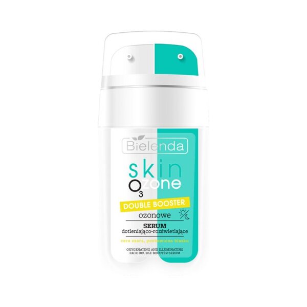 Bielenda Skin O3 Zone Double Booster Ozonowe Serum Dotleniająco - Rozświetlające dla Skóry Szarej i Pozbawionej Blasku 2x7,5ml