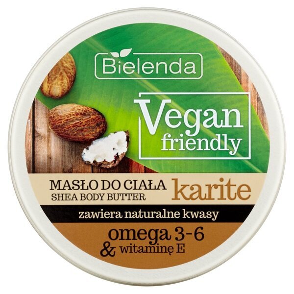 Bielenda Vegan Friendly Kremowe Masło do Ciała z Naturalnym Masłem Karite 250ml