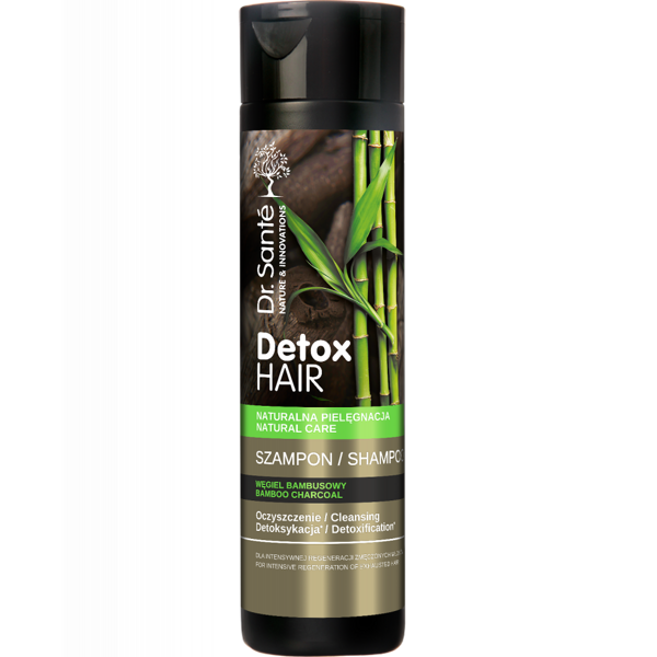 Dr. Sante Detox Hair Regenerujący Szampon Oczyszczający do Włosów z Węglem Bambusowym 250ml