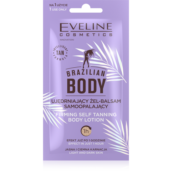 Eveline Brazilian Body Ujędrniający Żel-Balsam Samoopalający 12ml