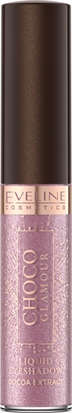 Eveline Choco Glamour Wodoodporne Cienie w Płynie Nr 04 6,5ml