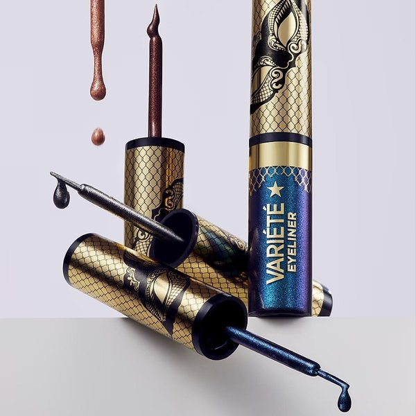 Eveline Variete Wodoodporny Kolorowy Eyeliner w Kałamarzu Nr 01 Sparkle Gold 4ml