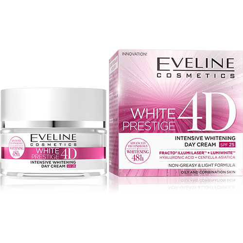 Eveline White Prestige 4D Wybielający Krem na Dzień 50ml