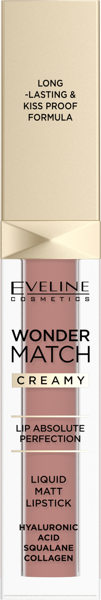 Eveline Wonder Match Matowa Pomadka w Płynie Nr 04 Carmel 6,8ml