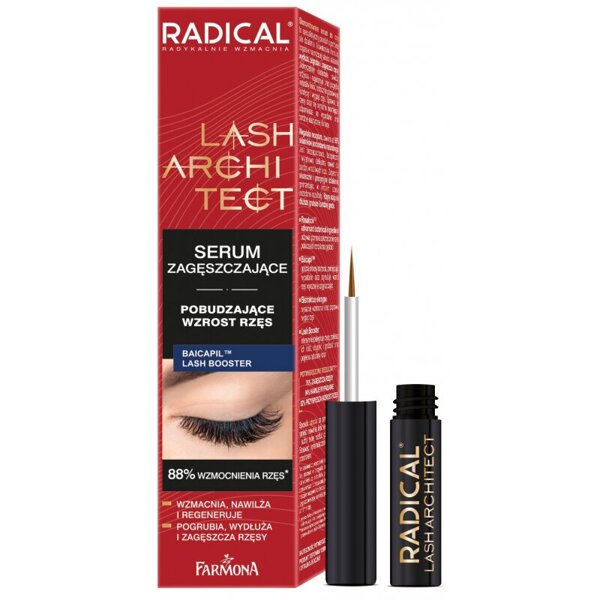 Farmona Lash Architect Serum Zagęszczające Pobudzające Wzrost Rzęs 5ml