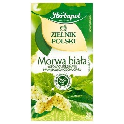 Herbapol Zielnik Polski Morwa Biała Herbata Wspomagająca Utrzymanie Poziomu Cukru 40g