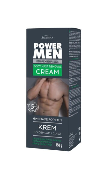 Joanna Power Men Krem do Depilacji Ciała dla Mężczyzn 150g