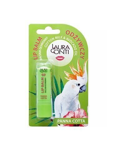 Laura Conti Zero Calorie Panna Cotta Deserowy Balsam do Ust z Pantenolem i Alantoiną 4.8g