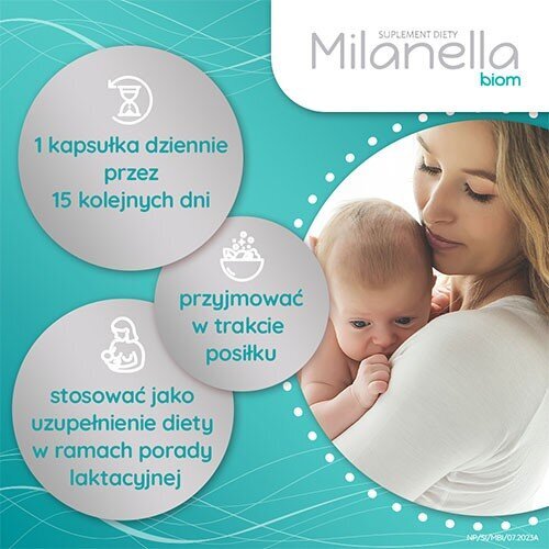 Milanella Biom do Stosowania w Czasie Laktacji 15 Kapsułek