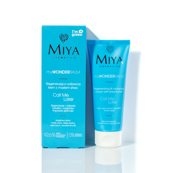 Miya myWONDERbalm Call Me Later Regenerująco Odżywczy Krem do Twarzy z Masłem Shea 75ml