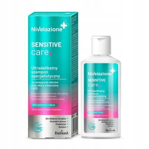 Nivelazione Sensitive Care Ultradelikatny Szampon Specjalistyczny do Pielęgnacji Włosów oraz Skóry z Łuszczycą i AZS 100ml