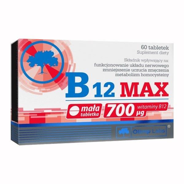 Olimp B12 Max dla Wsparcia Układu Nerwowego 60 Tabletek