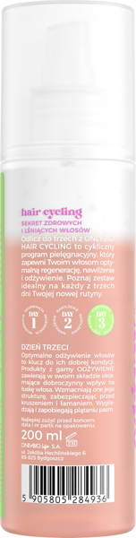 OnlyBio Hair Cycling Odżywienie Odżywka Dwufazowa Wygładzająco-Ochronna 200ml