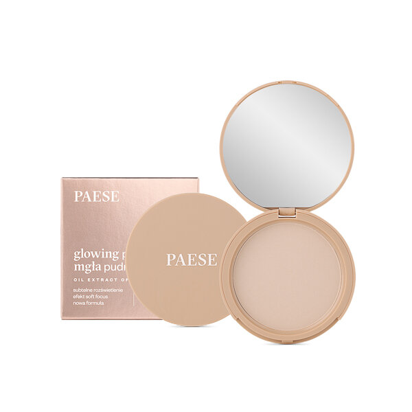 Paese Glowing Powder Mgła Pudrowa Rozświetlający Puder do Twarzy Nr 11 Light Beige 10g