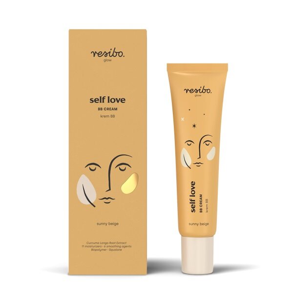 Resibo Self Love Krem BB SPF6 Sunny Beige dla Każdego Rodzaju Skóry 25ml