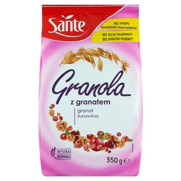 Sante Granola z Granatem 350g