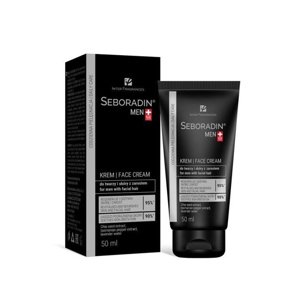 Seboradin Men Krem do Pielęgnacji Twarzy i Skóry z Zarostem  50ml