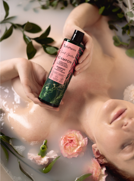 Vis Plantis Secret Garden Szampon do Włosów z Tendencją do Przetłuszczania się z Ekstraktem Rozmarynu Ostropestu i Melisy 400ml