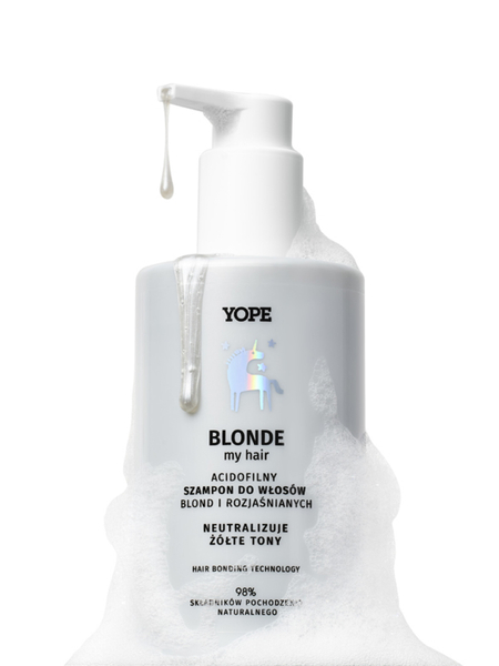 Yope Blonde my Hair Acidofilny Szampon do Włosów Blond i Rozjaśnianych 300ml